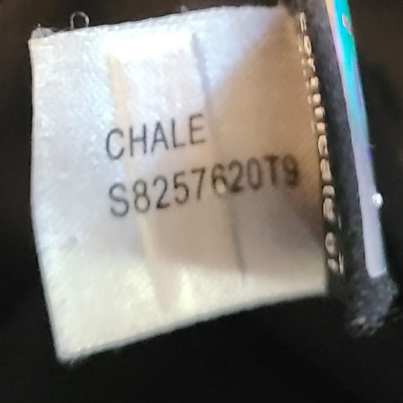 DVF CHALE BLACK SILK TOP - Picture 5 of 7